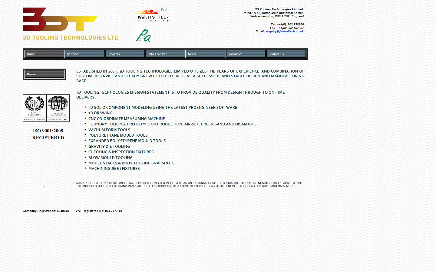 Die Technology Ltd Website