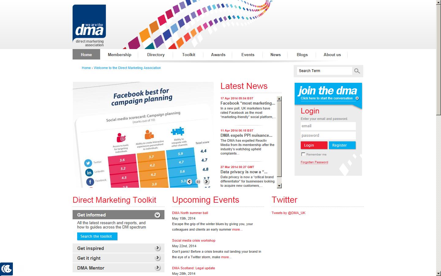 Direct Marketing Association Website