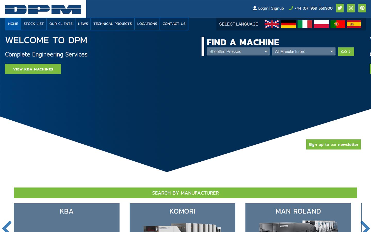 Direct Press Marketing Website