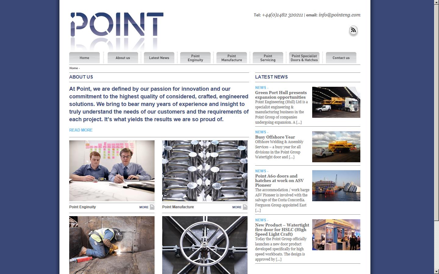 Point Engineering Ltd.  Website