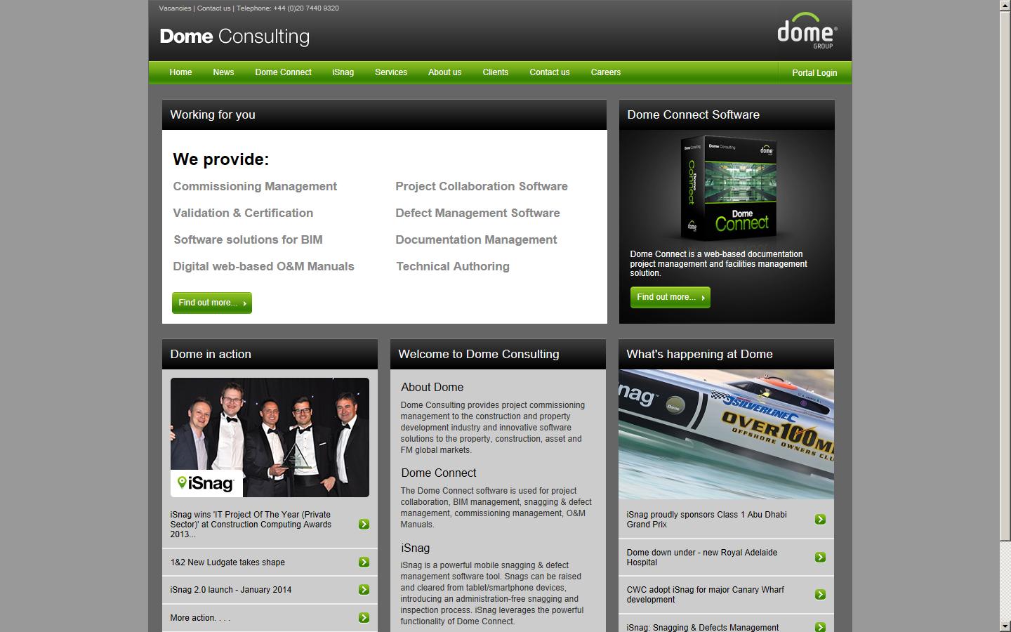 Dome Consulting Ltd Website
