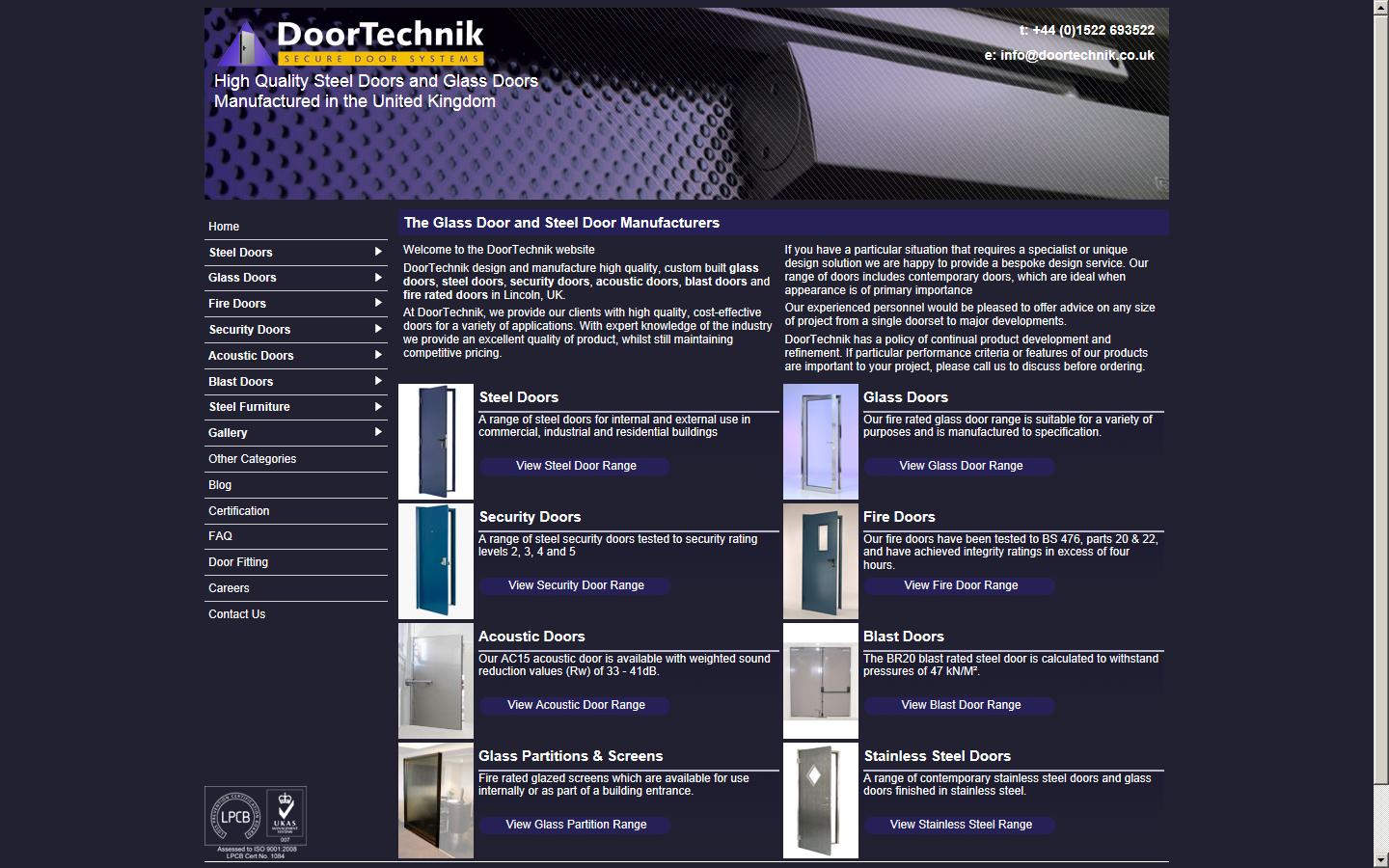 DoorTechnik Website