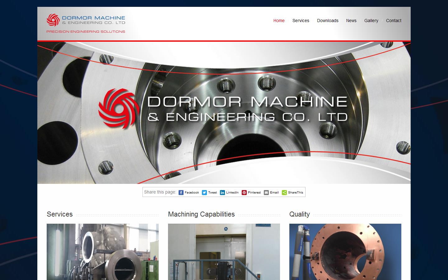 Dormor Machine & Engineering Company Limited  Website