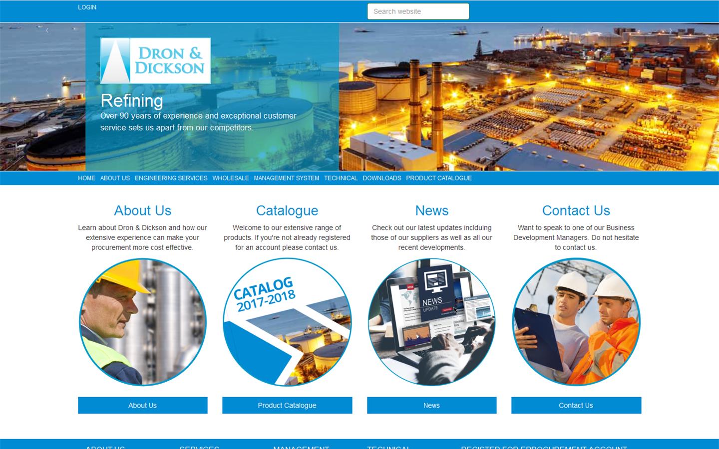 Dron & Dickson Group Website