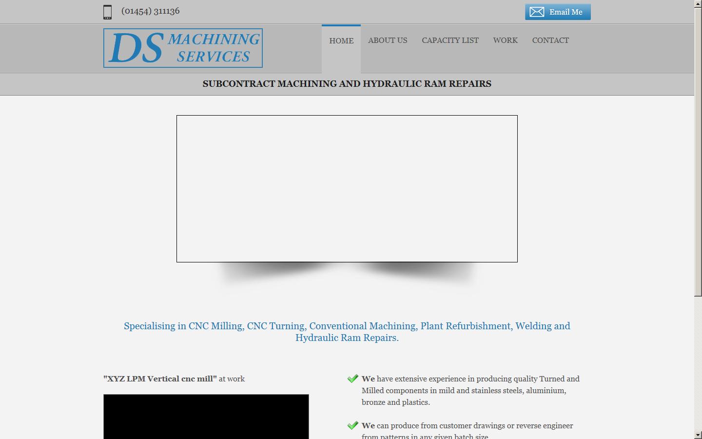 DS Machining Services Ltd Website