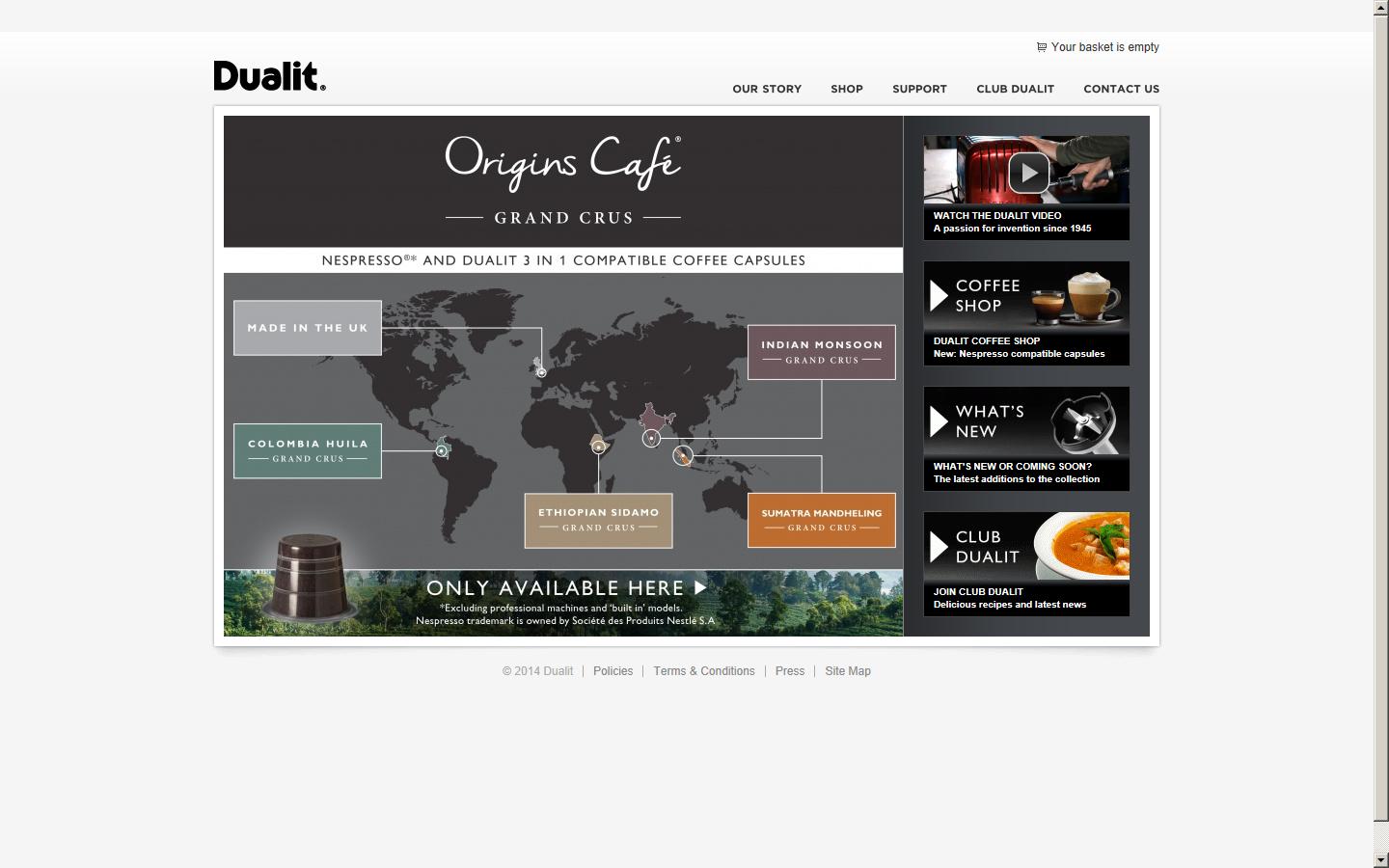 Dualit Limited Website