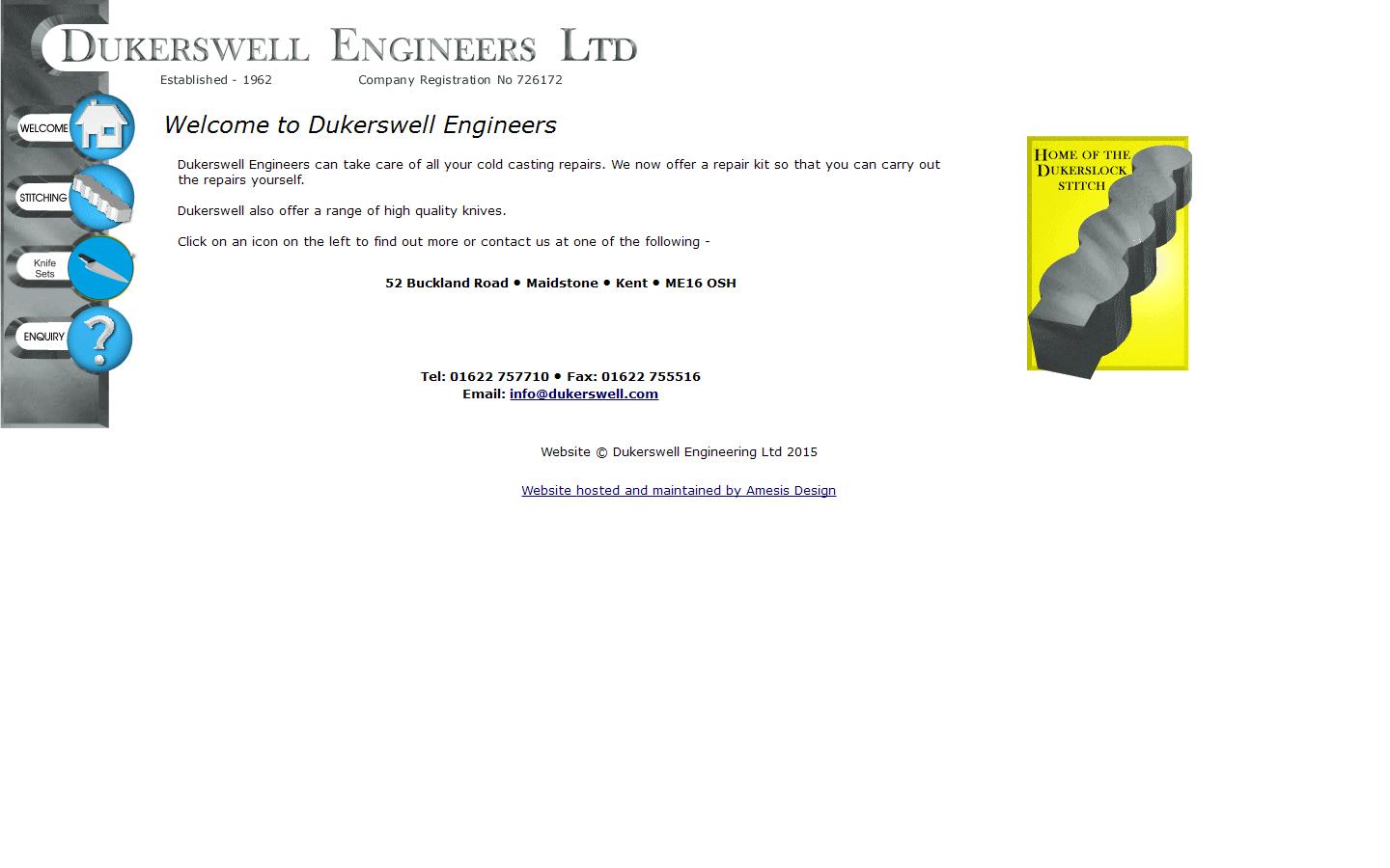 Dukerswell Engineers Ltd Website
