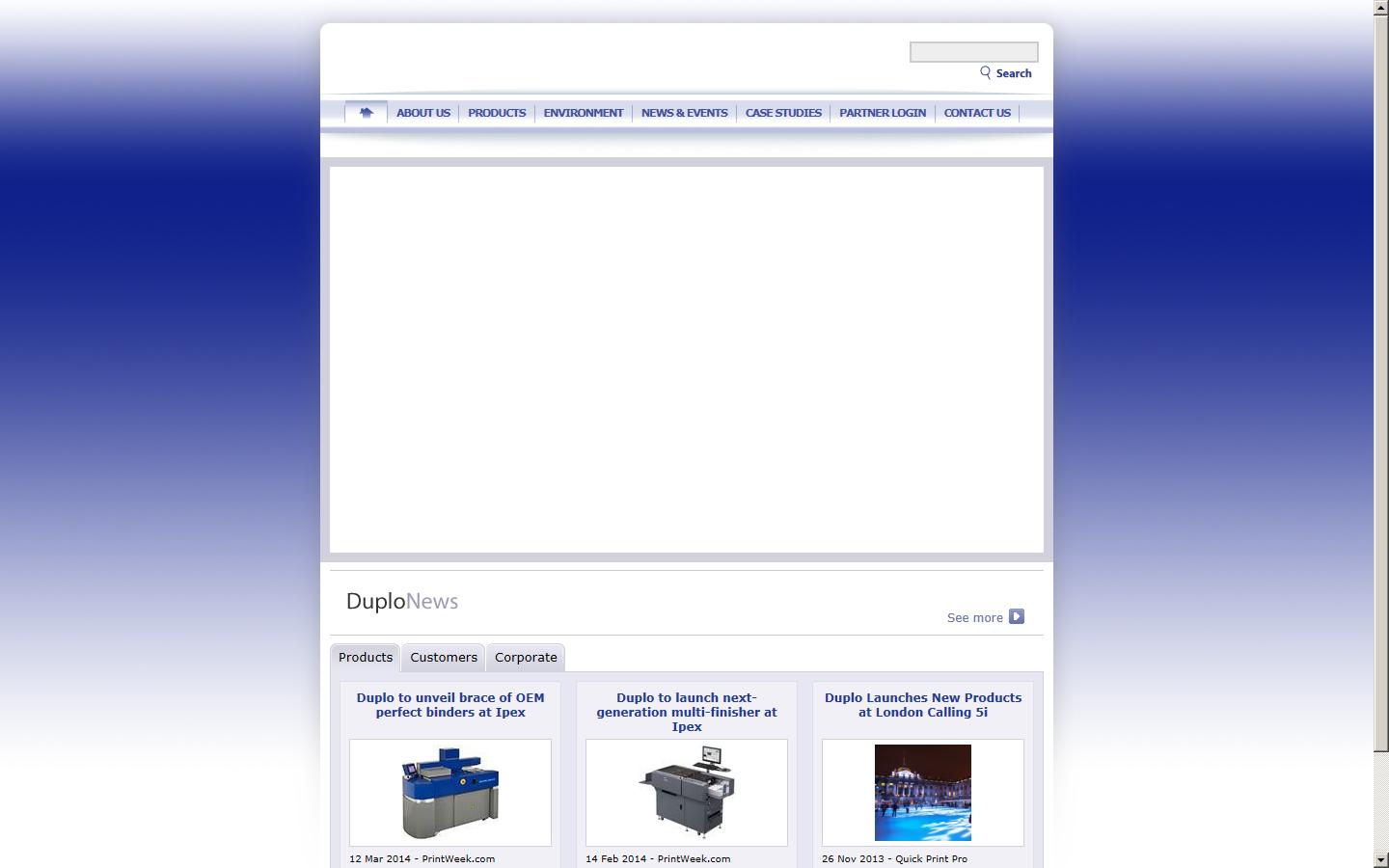 Duplo International Ltd Website