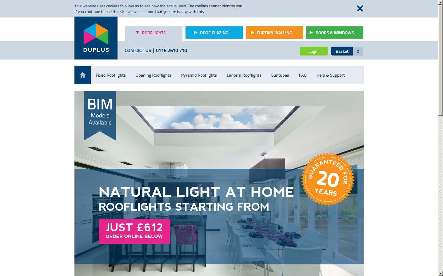 Duplus Architectural Systems Ltd Website