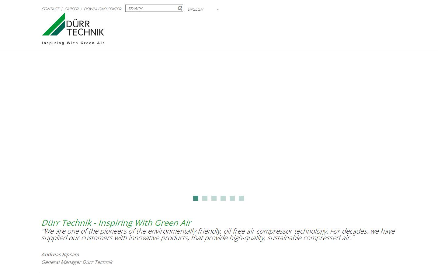 Durr Technik UK Ltd Website