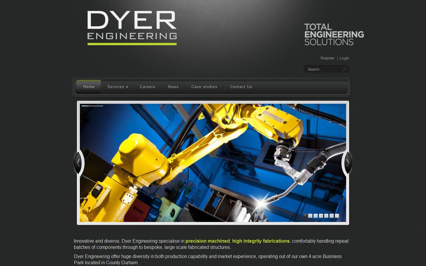 Dyer Engineering Ltd Website