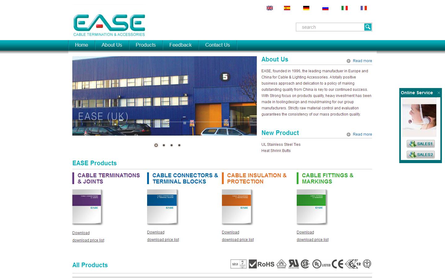 E A S E Ltd Website
