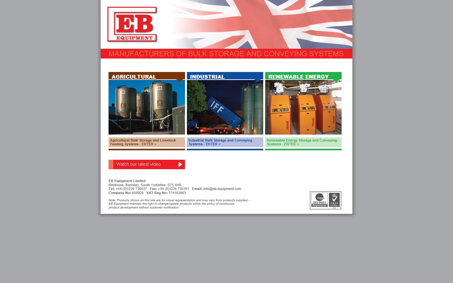 EB Equipment Ltd Website