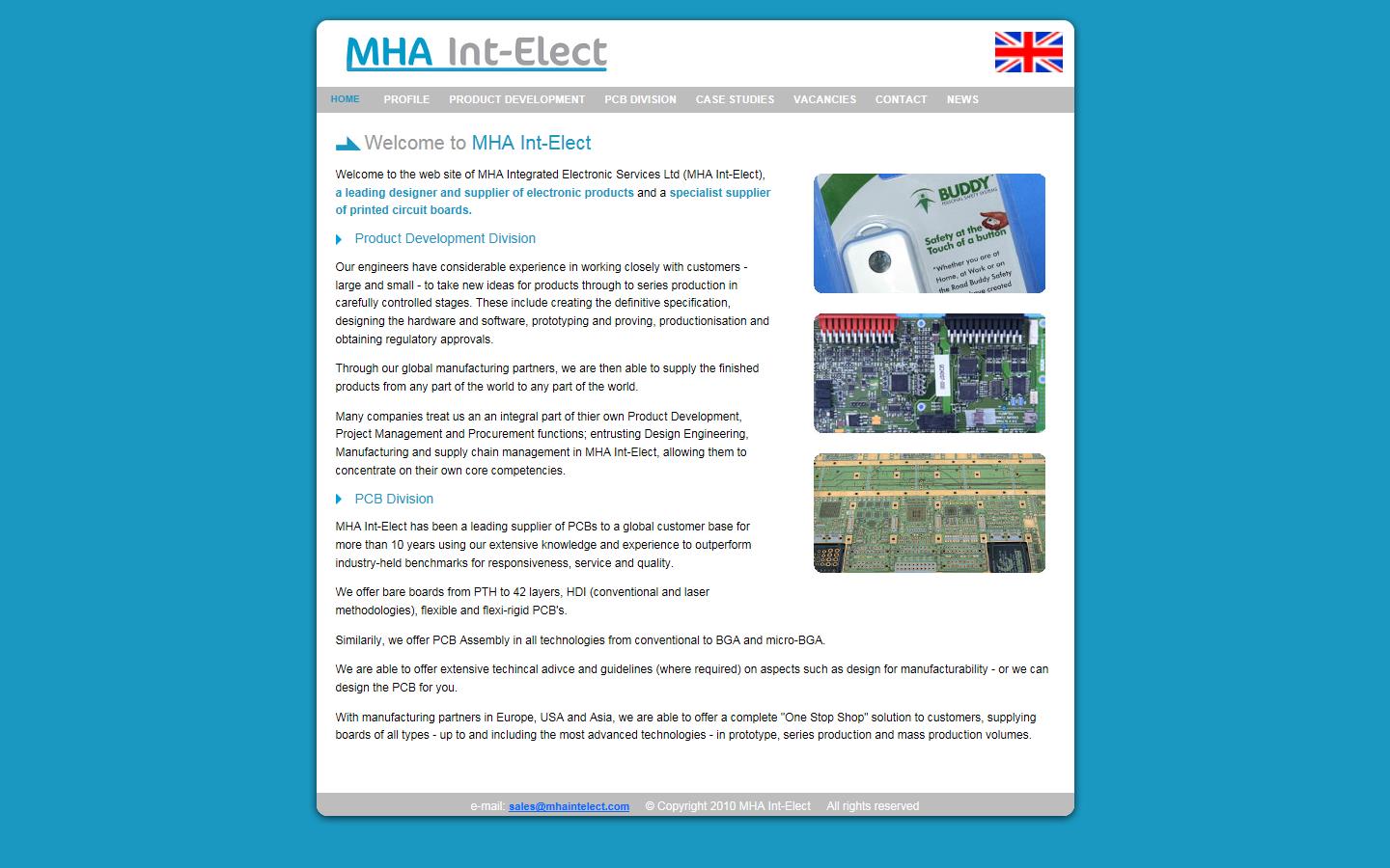 MHA Int-Elect  Website