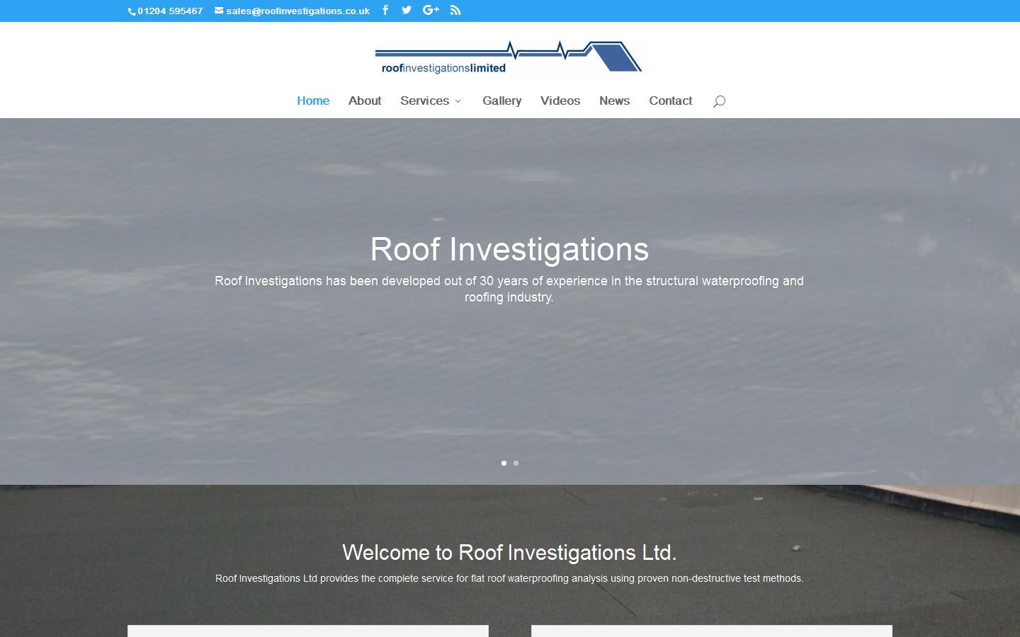 Roof Investigations Ltd Website