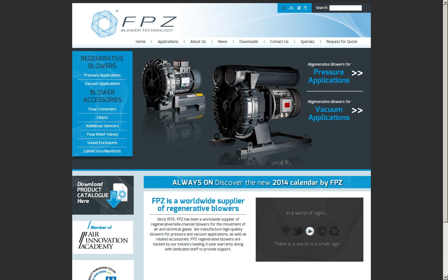 FPZ UK Limited Website