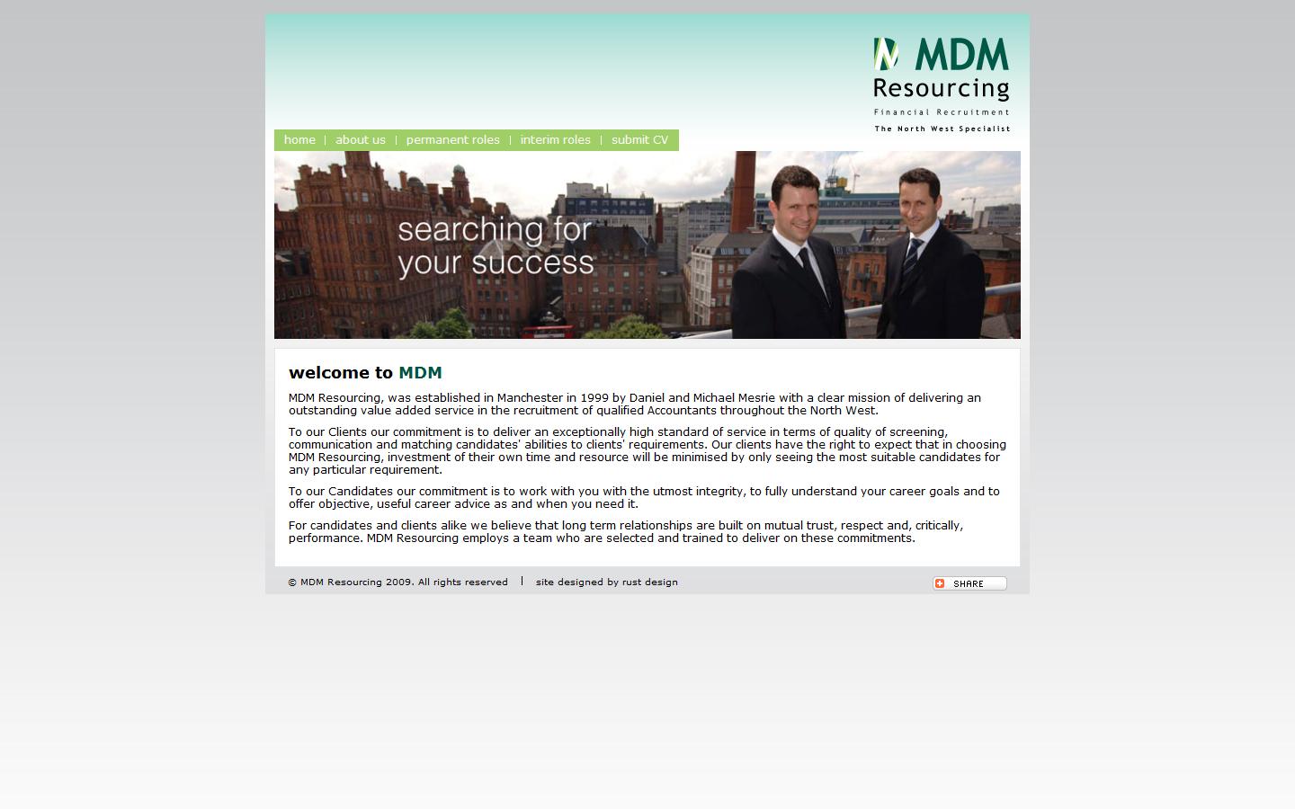 MDM Resourcing Website
