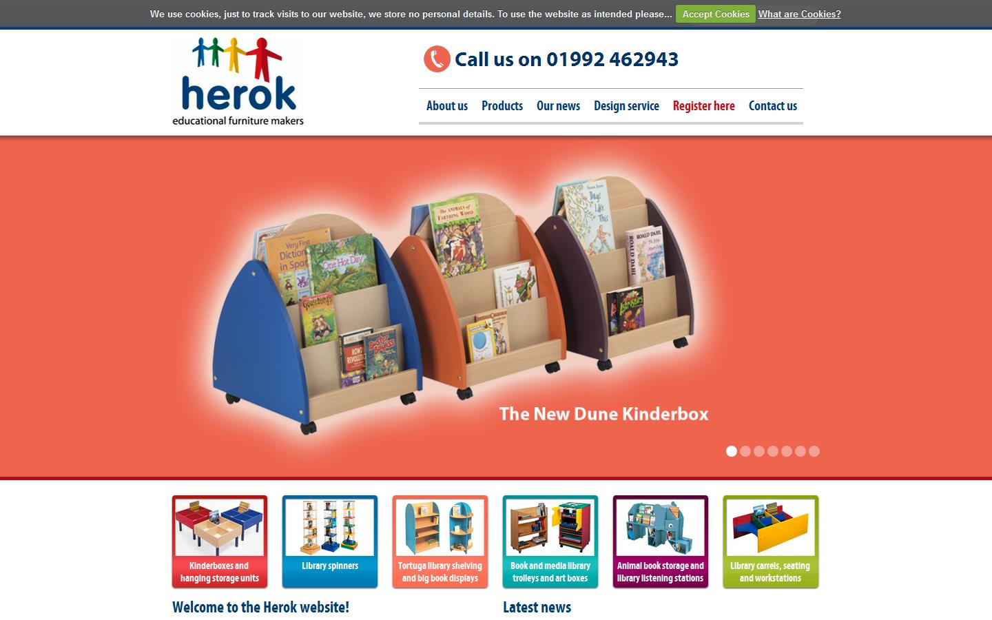 E J Herok Limited  Website