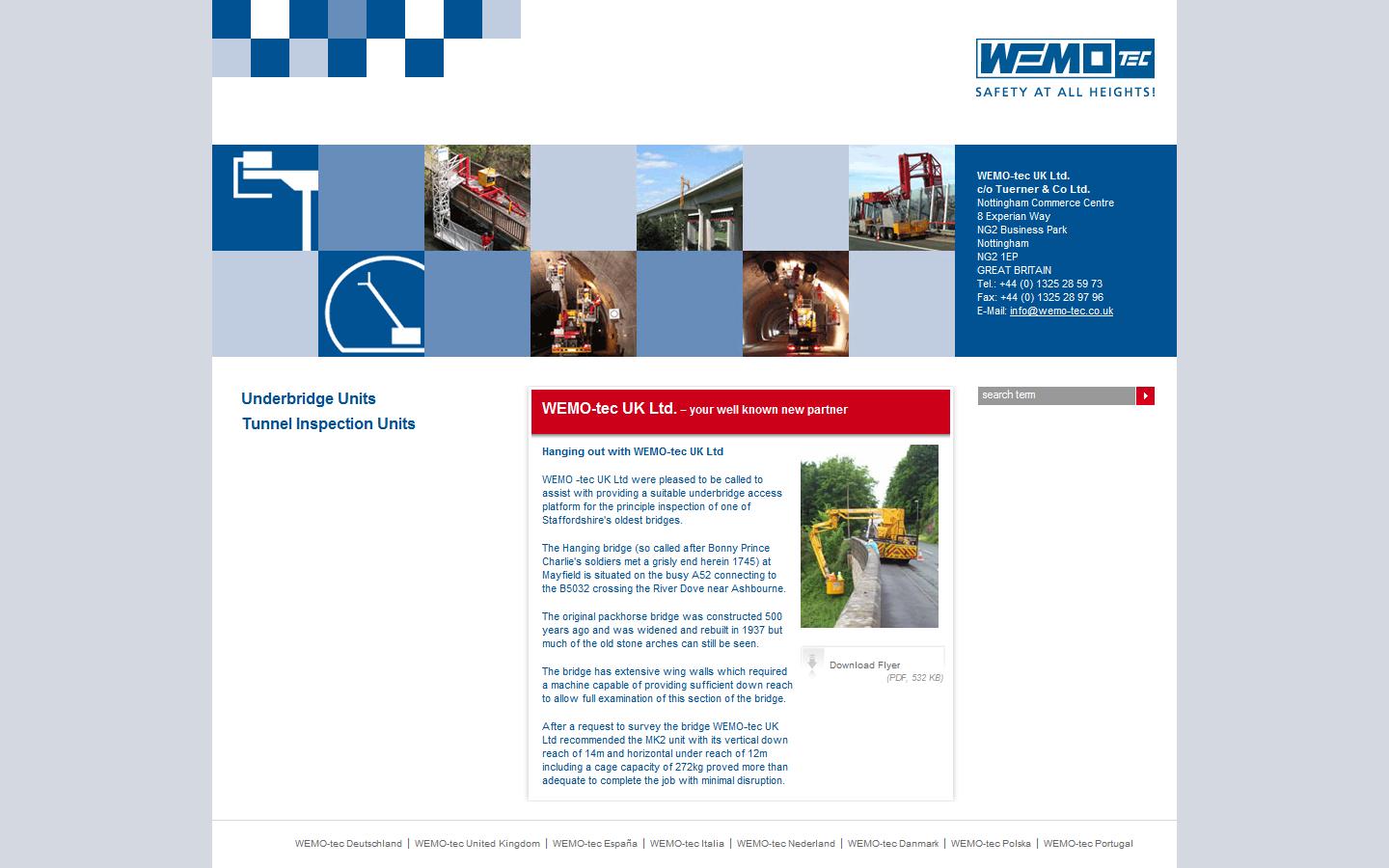 Wemo-tec UK Ltd Website