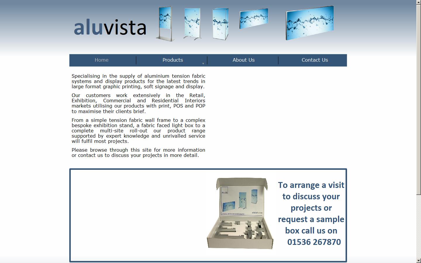 Aluvista Ltd Website