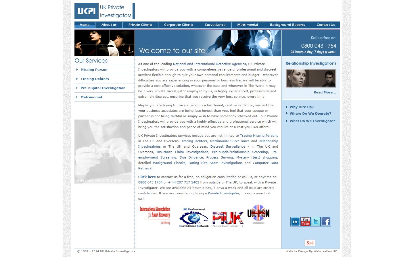 UK Private Investigators & Detectives Website