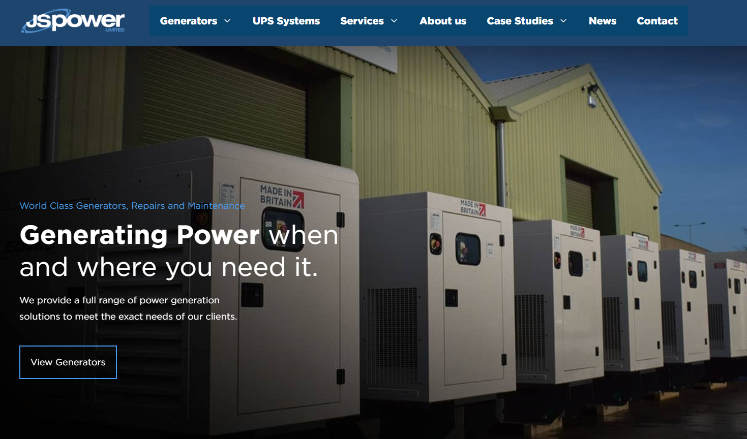 JS Power Ltd Website