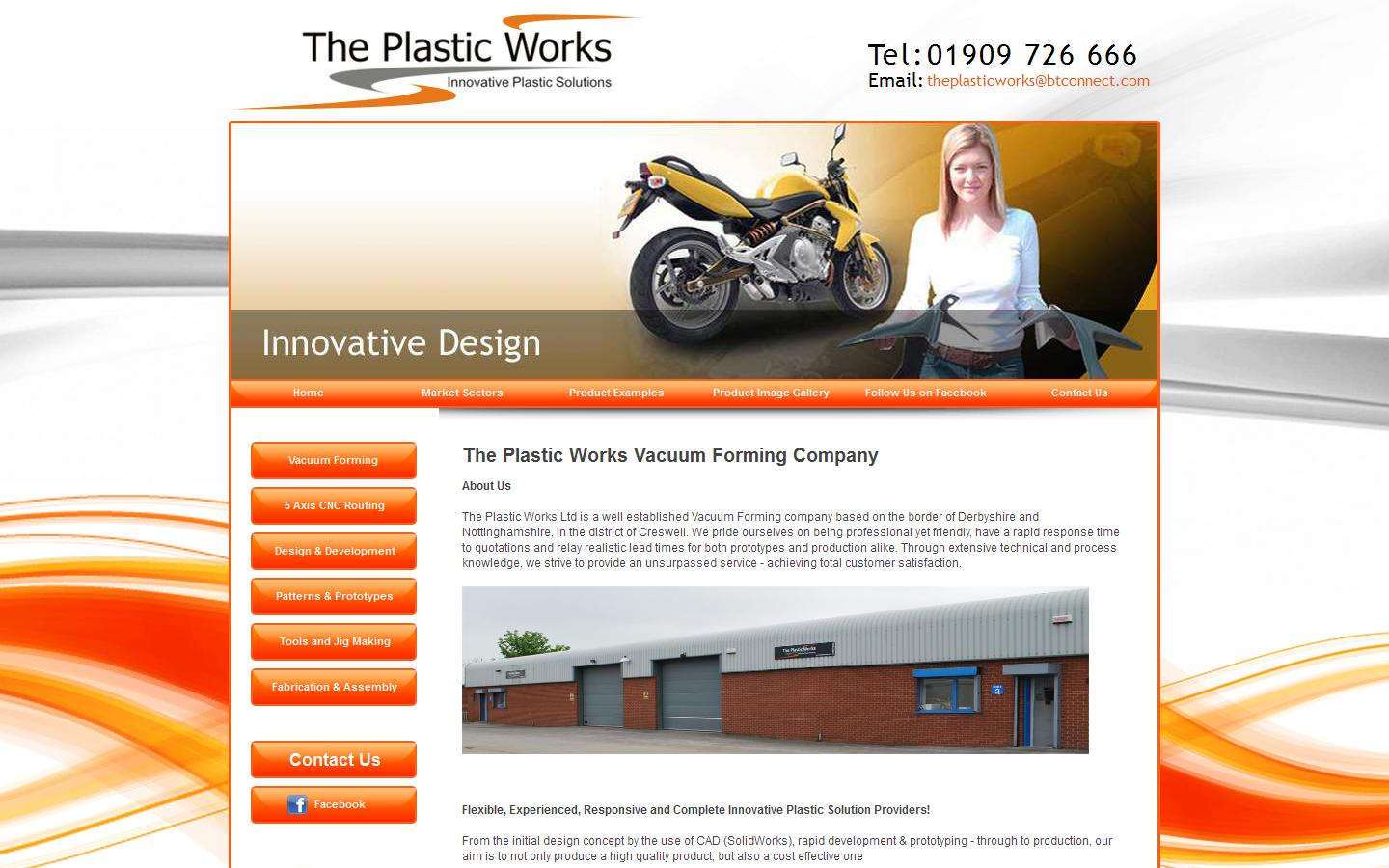 The Plastic Works Website
