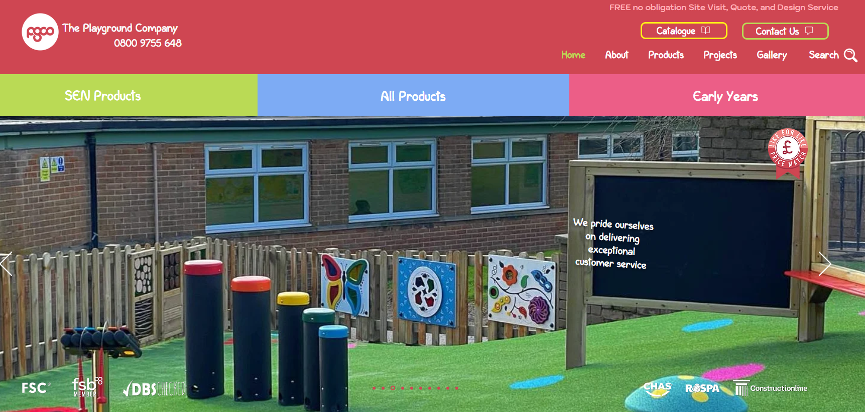 The Playground Company Ltd Website
