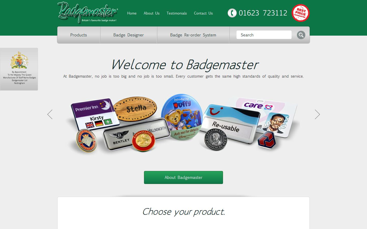 Badgemaster Website