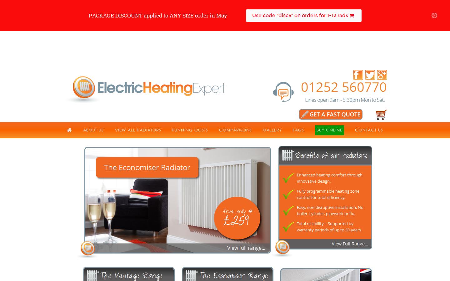 Electric Heating Expert Website