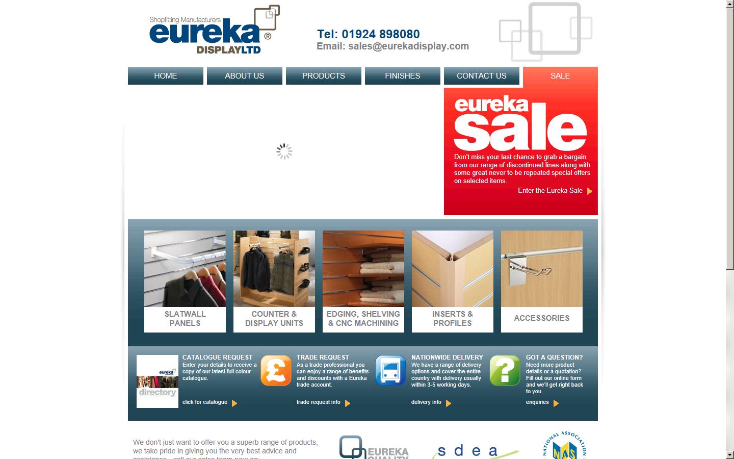 Eureka Display Ltd Website