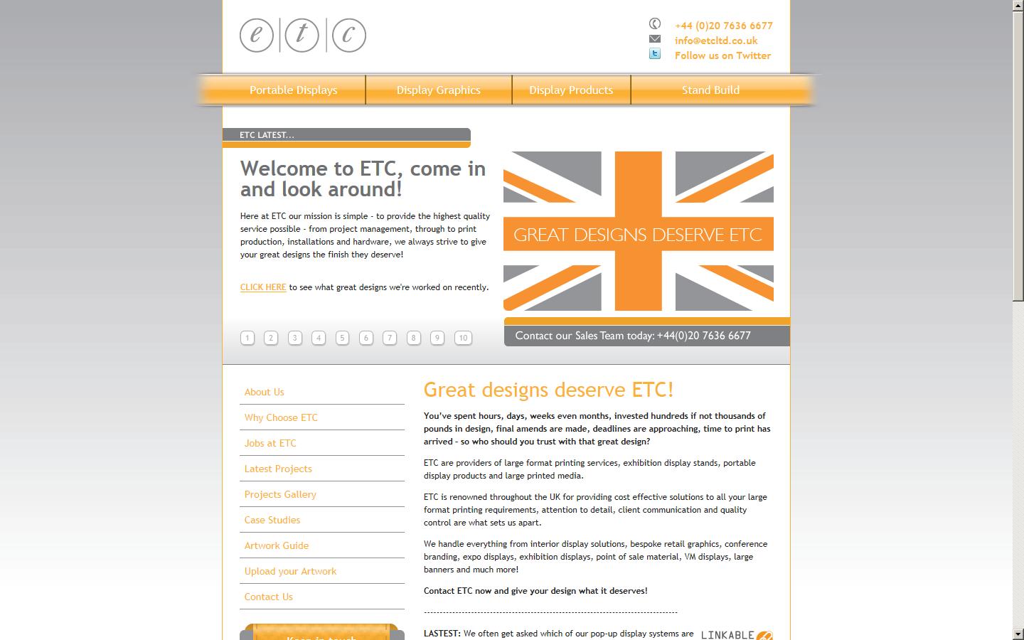 Electro Website