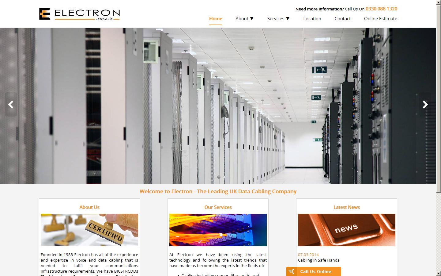 Electron Limited Website