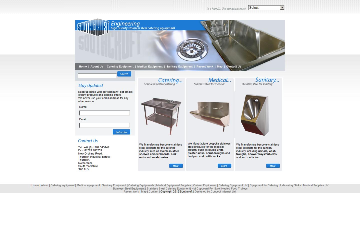 Southcroft Engineering Website