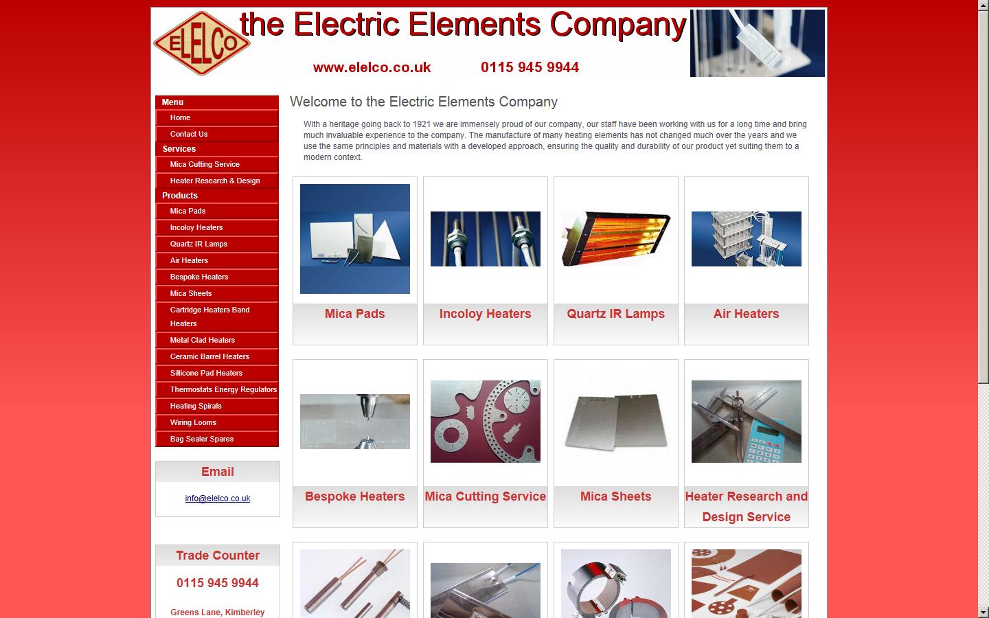 Electric Elements Company Website