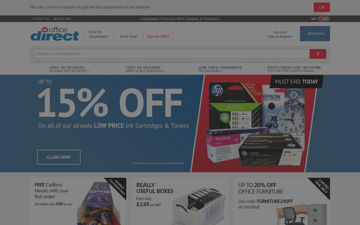 UK Office Direct Website