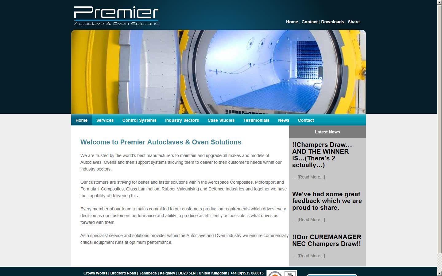 Premier Autoclave Service & Solutions Ltd Website