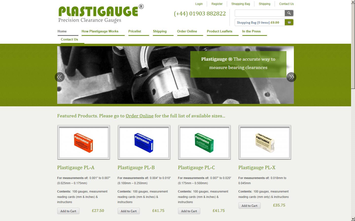 Plastigauge  Website