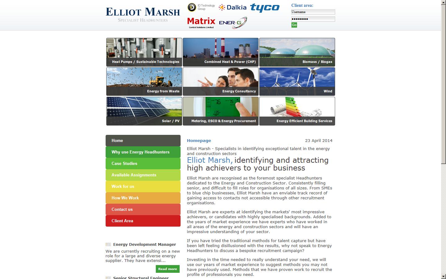 Elliotmarsh Website