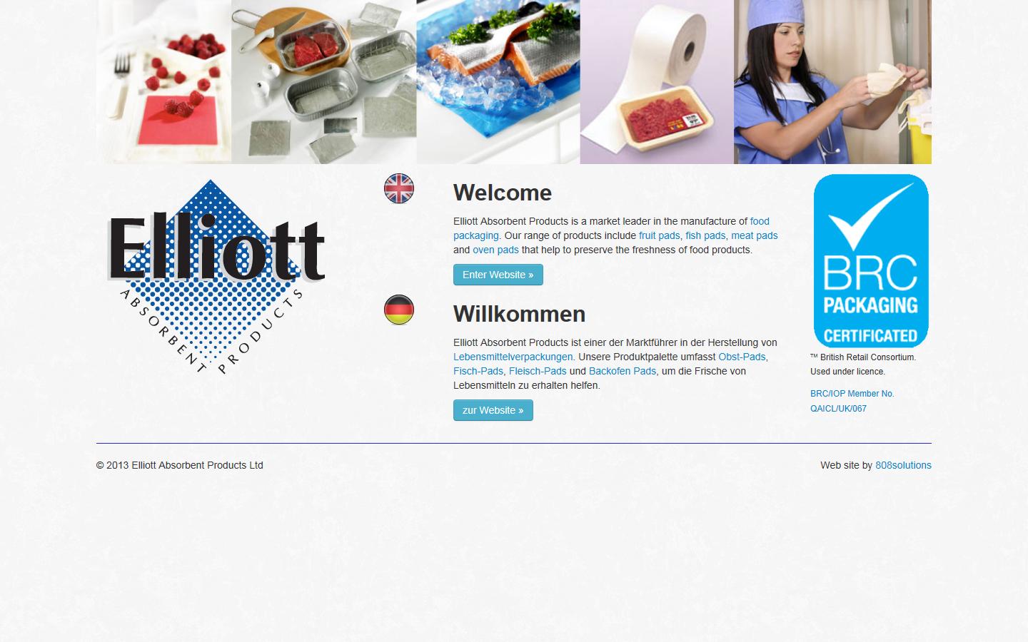 Elliott Absorbent  Website