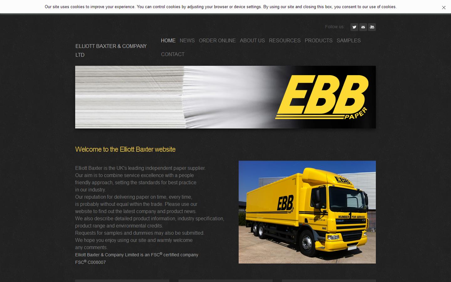 Elliott Baxter  Website