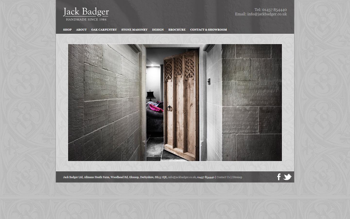 Jack Badger Ltd Website