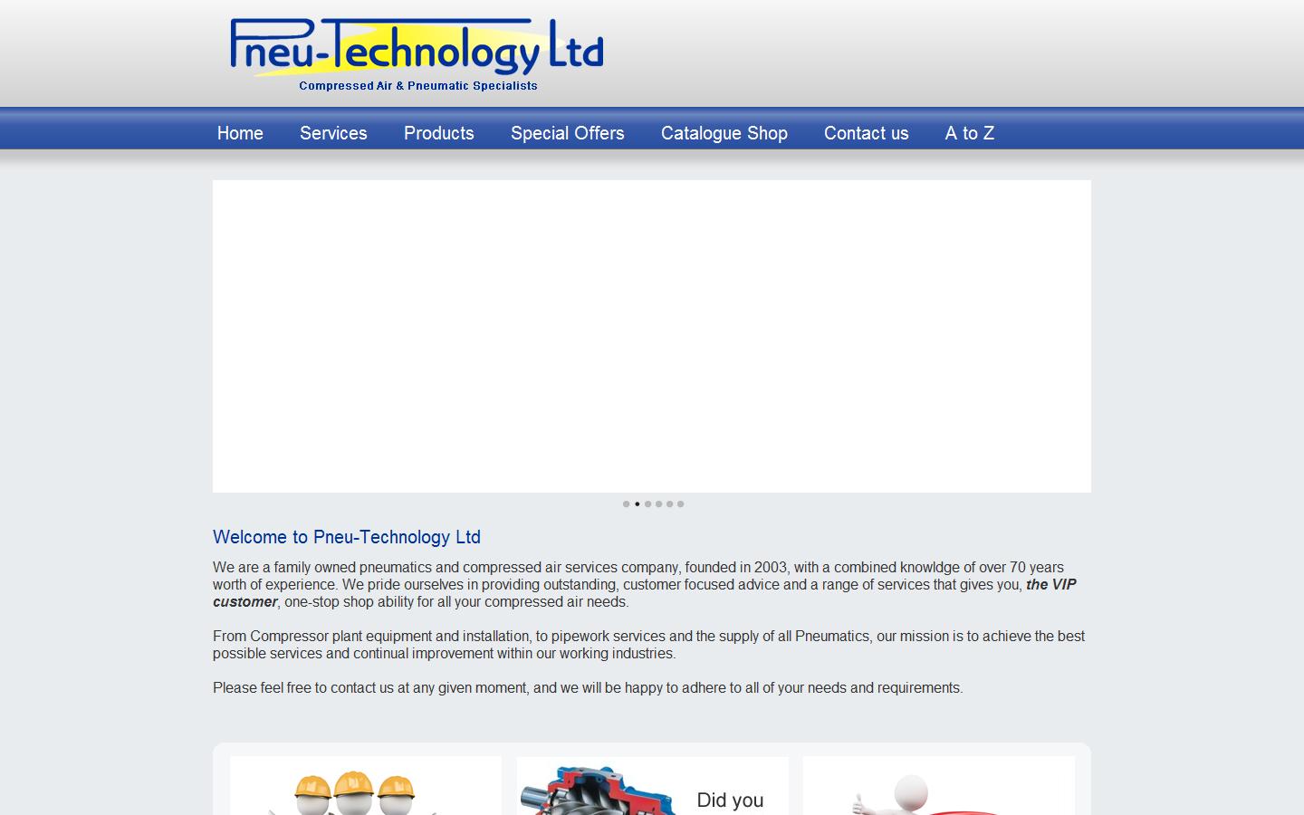 Pneu-Technology Ltd Website