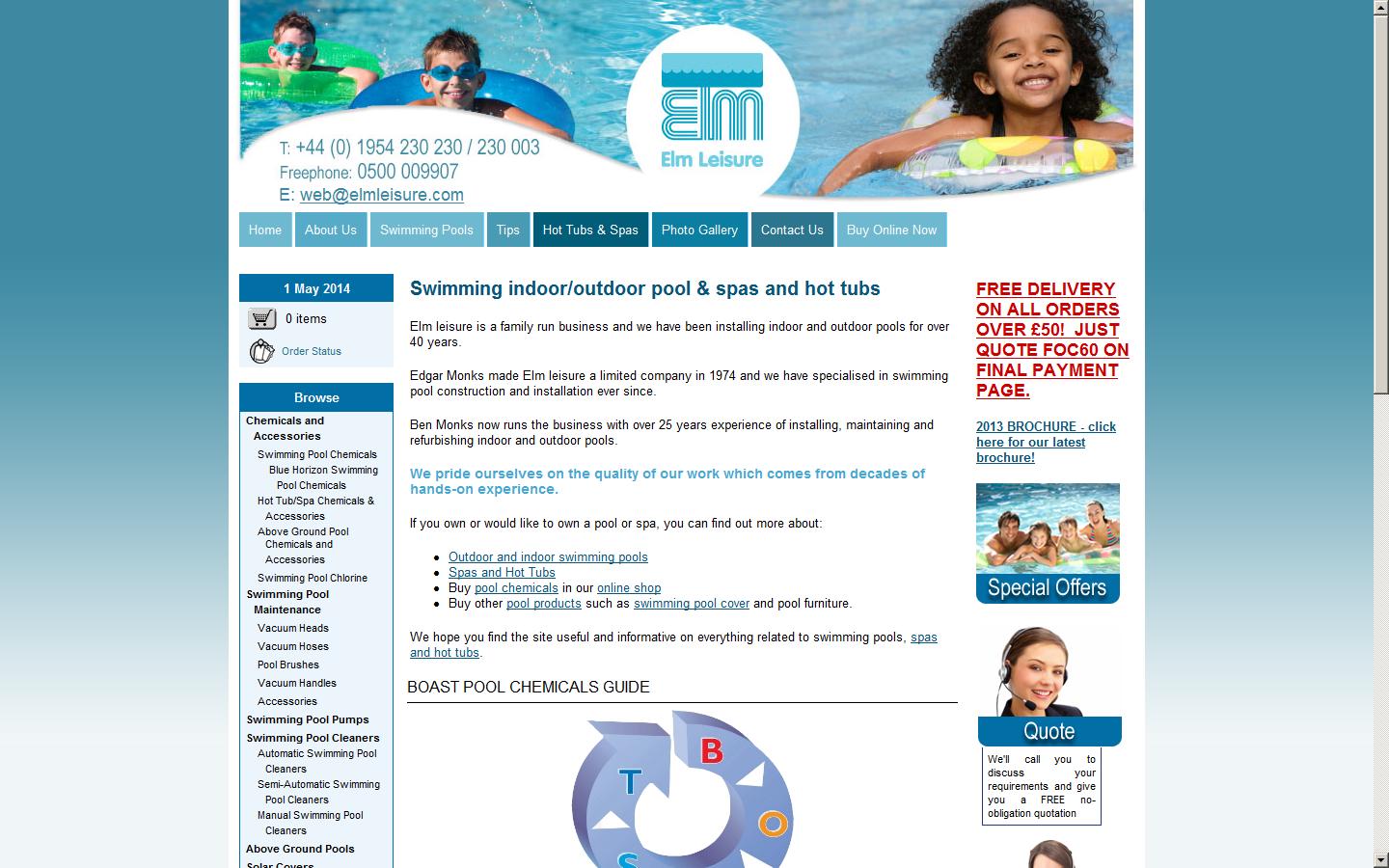 ELM Leisure Website