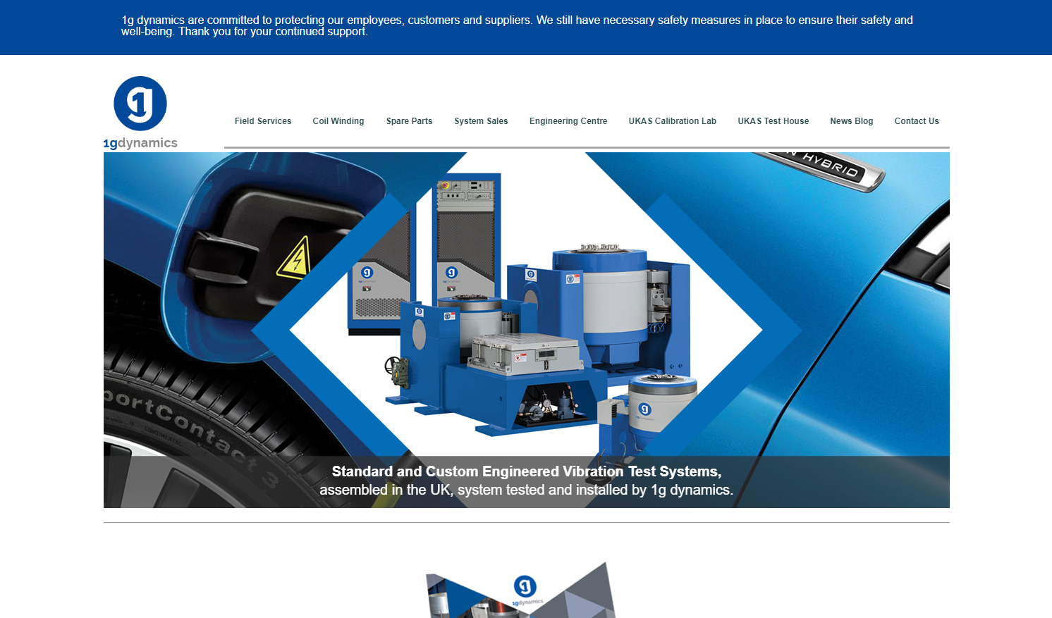 1G Dynamics Website