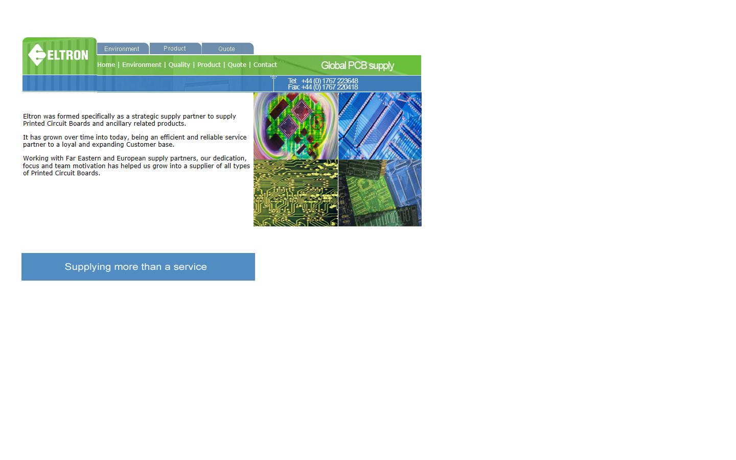 Eltron Europe  Website