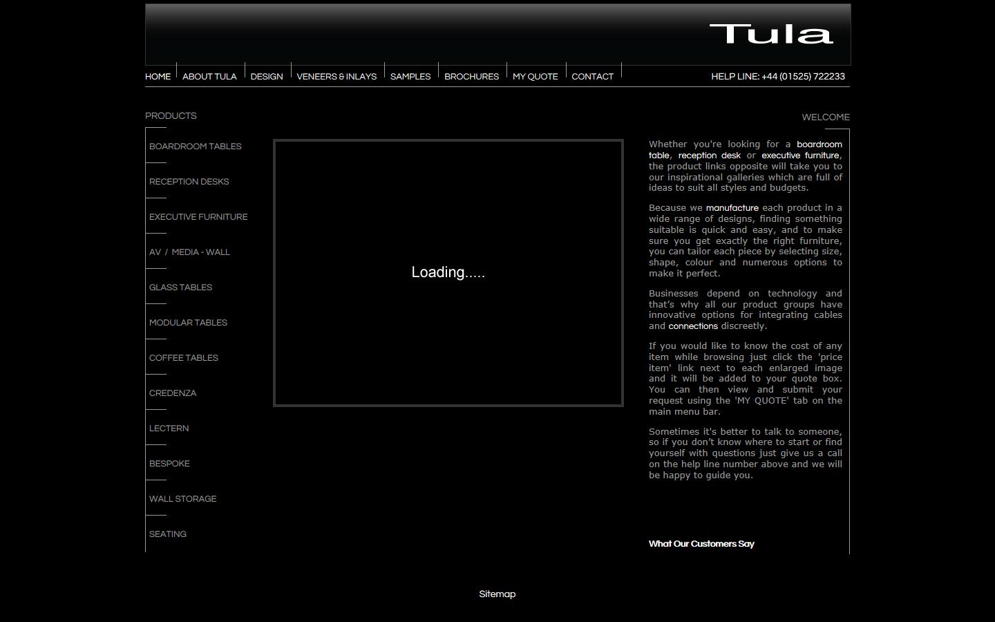 Tula Tables Ltd Website