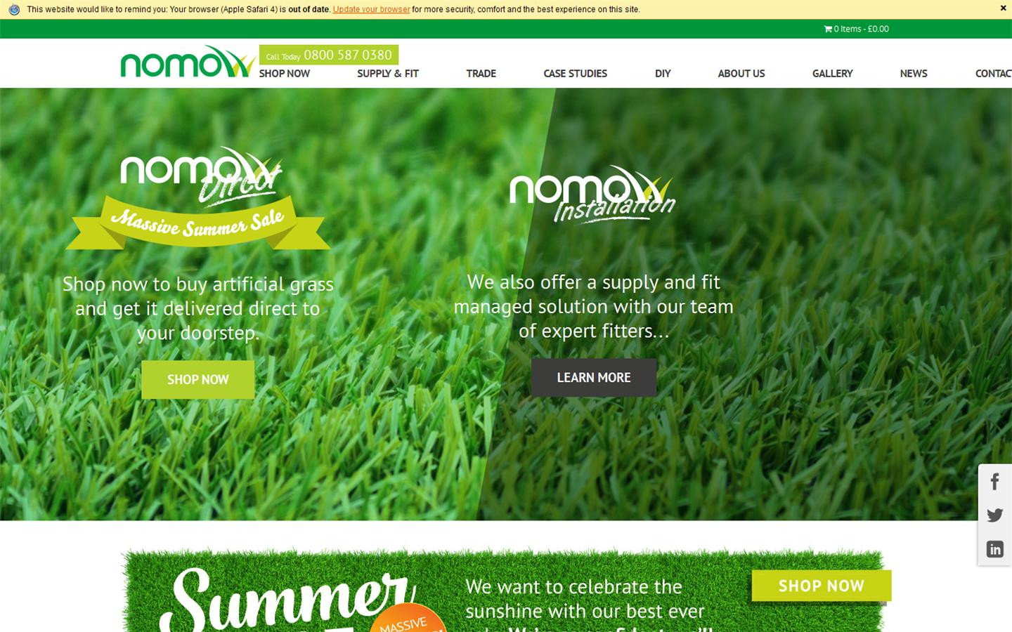 Nomow Website