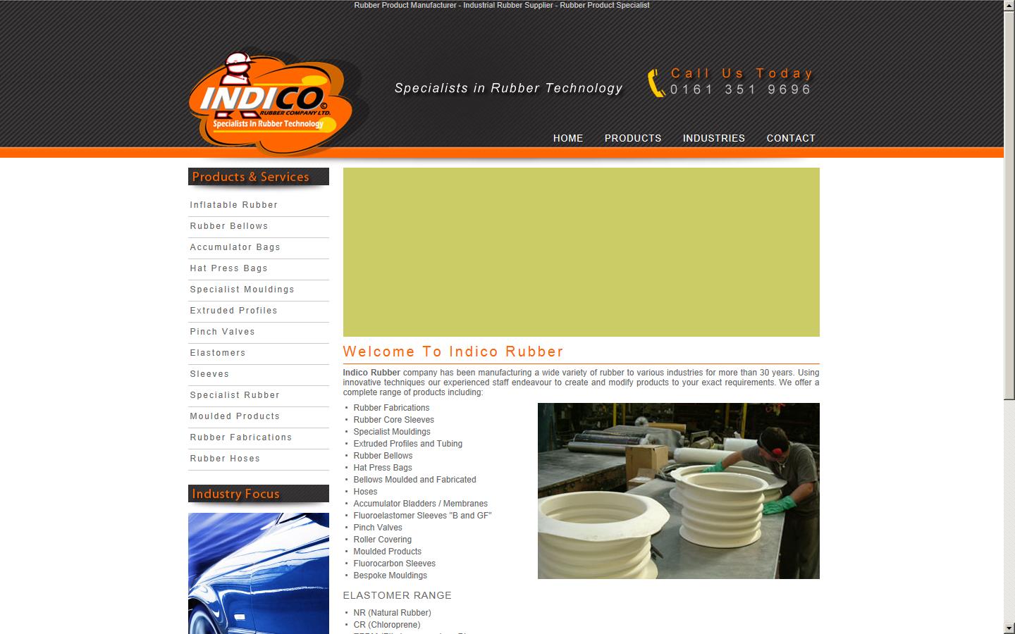 Indico Rubber Co Ltd Website