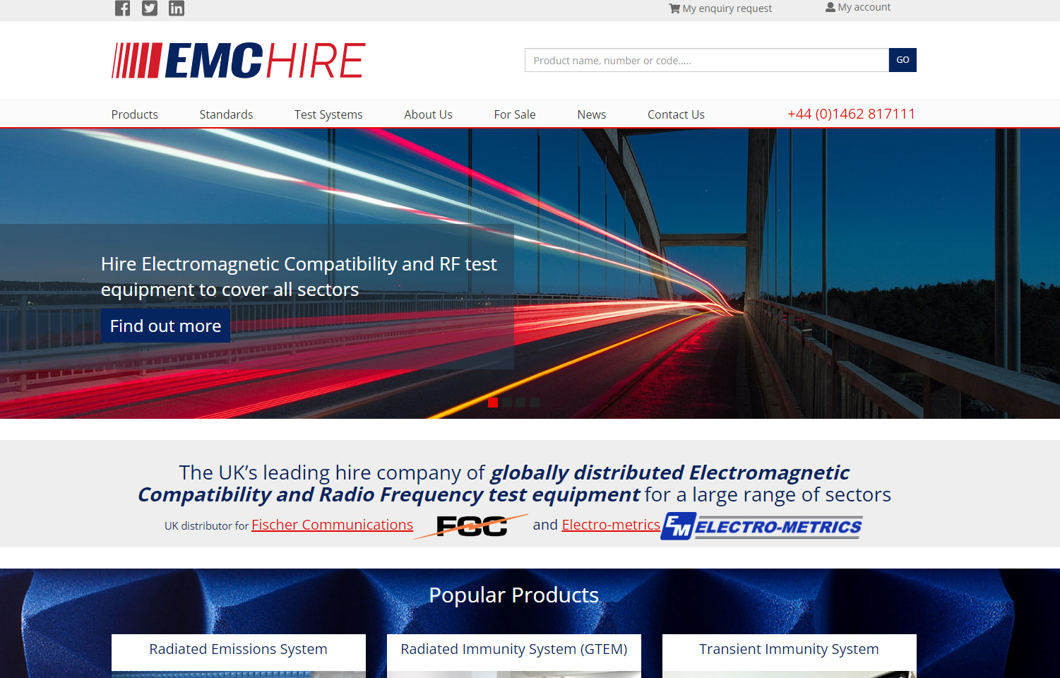 EMC Hire  Website